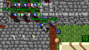 Hellcruzader on screen