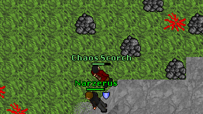 Chaos Scorch on screen