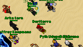 Deriterra on screen