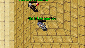 Gatitoganster on screen