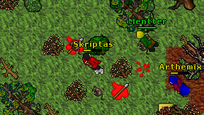 Skriptas on screen