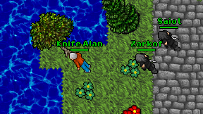 Knife Alan on screen