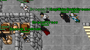 Dracul Cross on screen