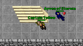 Captain Yellow on screen