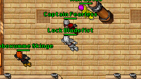 Lock Bladefist on screen