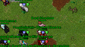 Rad Shadow on screen