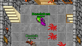 Handsken on screen