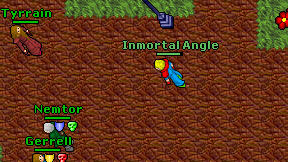 Inmortal Angle on screen
