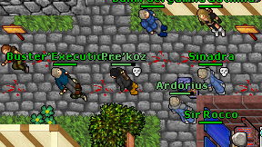 Buster'Executioner on screen