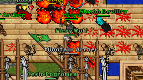 Fiery Wolf on screen