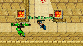 Sinfull Warrior on screen
