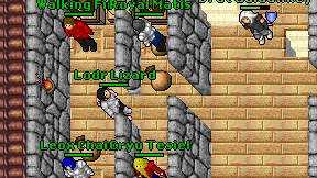 Lodr Lizard on screen
