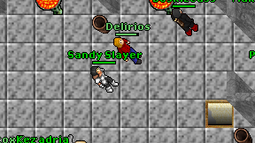 Sandy Slayer on screen