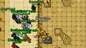 Kyrrina on screen