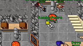 Rambo Pedro on screen