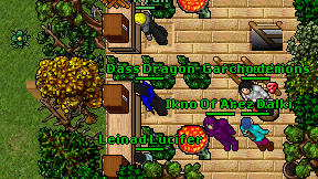 Dass Dragon on screen
