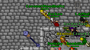 Coronel Bloodbolts on screen