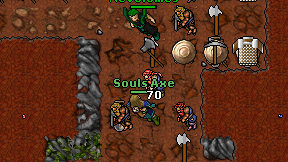 Souls Axe on screen