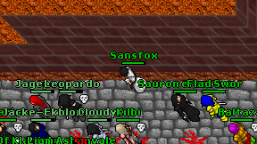 Sansfox on screen