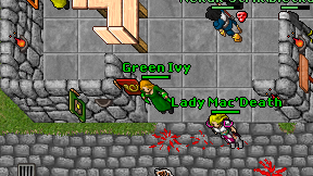 Green Ivy on screen