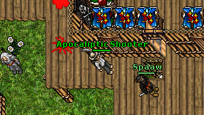 Apocaliptic Shooter on screen