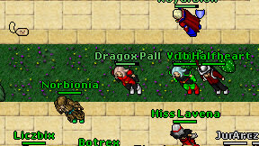 Dragox Pall on screen