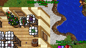 Umbrella Avatar on screen