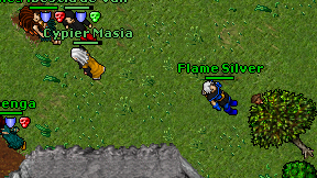 Flame Silver on screen