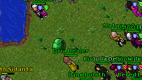 Dria Healer on screen