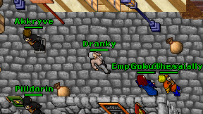 Dranky on screen