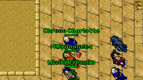 Chrono Charlotte on screen