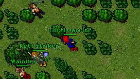Curti warrior on screen