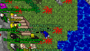 Dark Mac'flame on screen