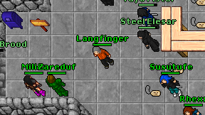 Langfinger on screen