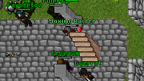 Maximo Raider on screen