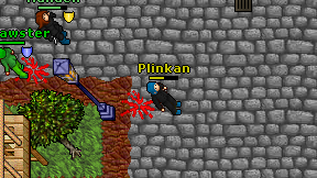 Plinkan on screen