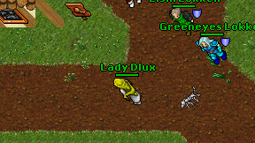 Lady Dlux on screen