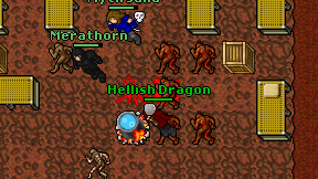 Hellish Dragon on screen