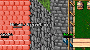 Green Flea on screen