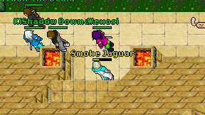 Smoke Jaguar on screen