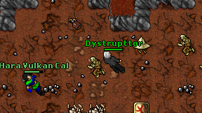Dystrupttor on screen
