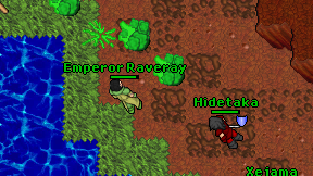 Emperor Raveray on screen