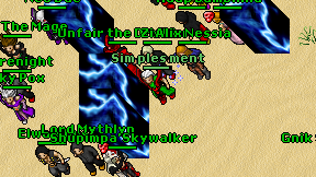 Sim ples ment on screen