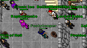 Footstomper on screen