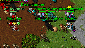 Battle Monkey on screen