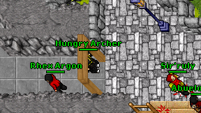 Hungry Archer on screen
