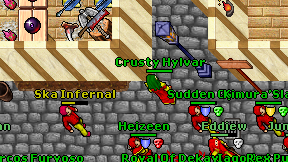 Crusty Hylvar on screen
