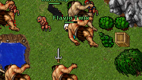 Flavio Twix on screen