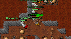 Hand Box on screen
