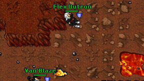 Flex Outron on screen
